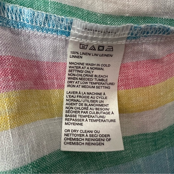 Lord & Taylor Striped Sleeveless Top - Picture 6 of 6